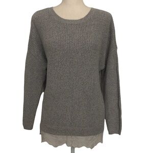 URBAN OUTFITTERS PINS & NEEDLES Sweater Women's Size Small Gray Pullover